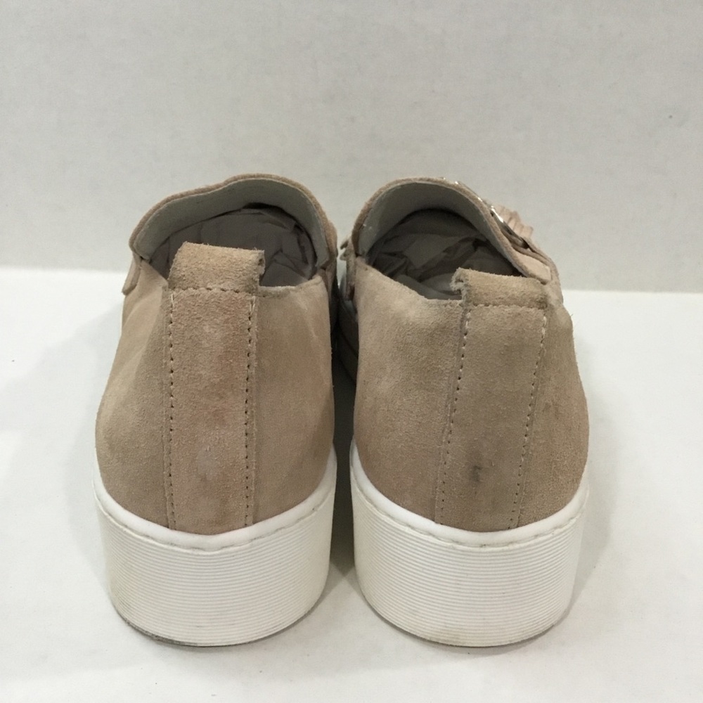 Louisa Suede Loafers/Flats  With Silver Buckle - Picture 9 of 12